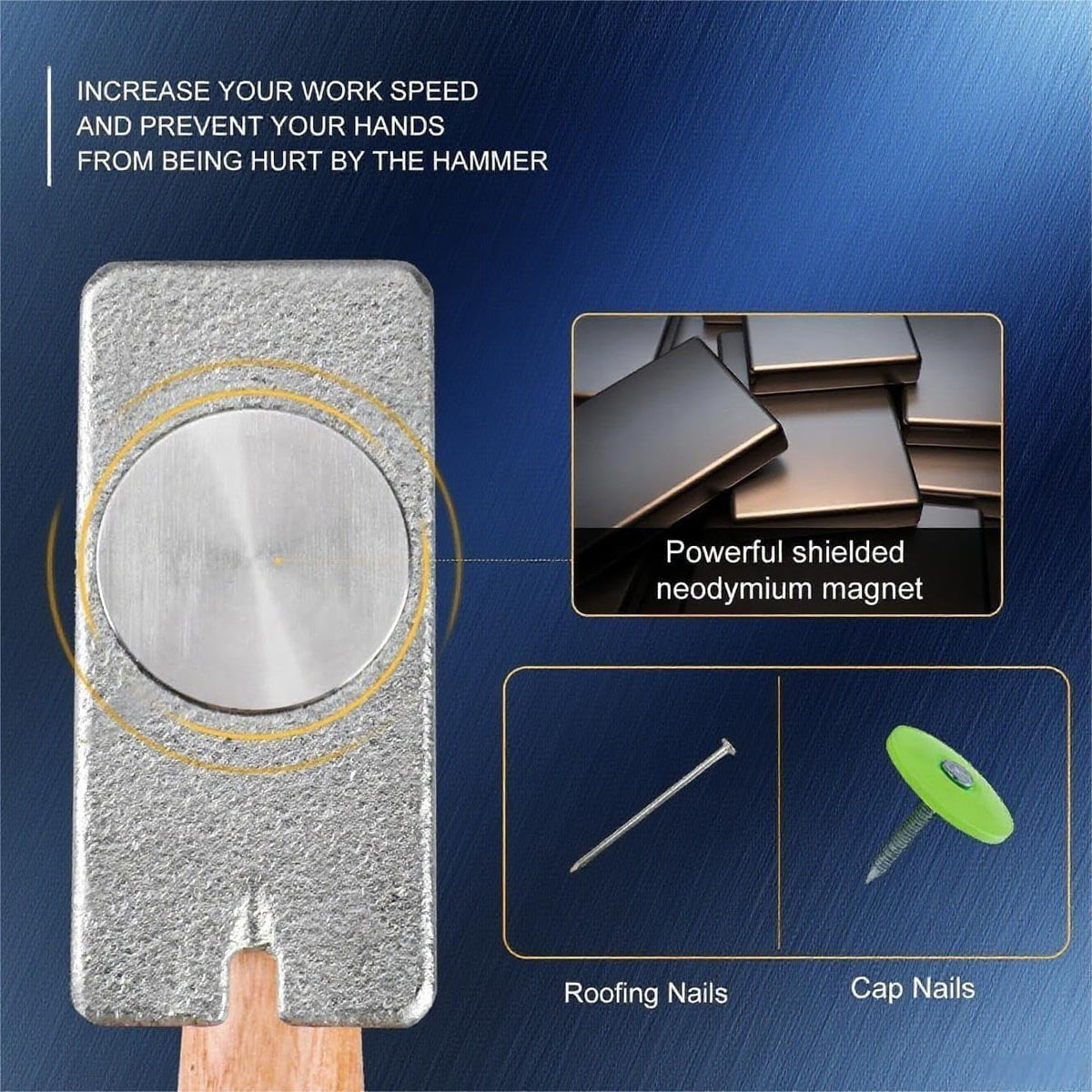 Magnetic Roofing Hammer,A Roofing Tools That Can Be Used to Quickly Nail Roofing Nails（2026）