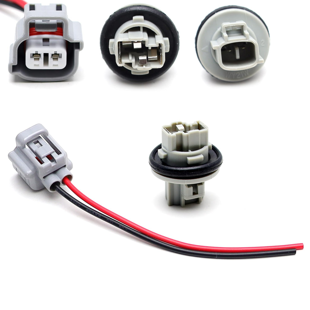 iJDMTOY OEM-Spec 7440 Turn Signal Bulb Socket Bases for Toyota/Lexus/Mazda