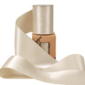 3 Inch Champagne Ribbon Double Face Continuous Satin Ribbon for Bows Gift Wrapping Flower Bouquet Chair Sashes
