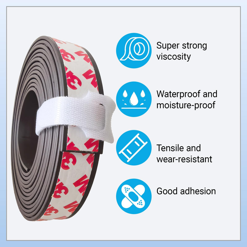 71656 Splinter Guard Replacement Strip – 118-Inch Self-Adhesive Anti-Splinter Tape for Makita 194419-4, Festool, Dewalt Track Saw Guide Rails – Heavy-Duty Rubber for SP6000J/J1, 4350CT, 4350FCT