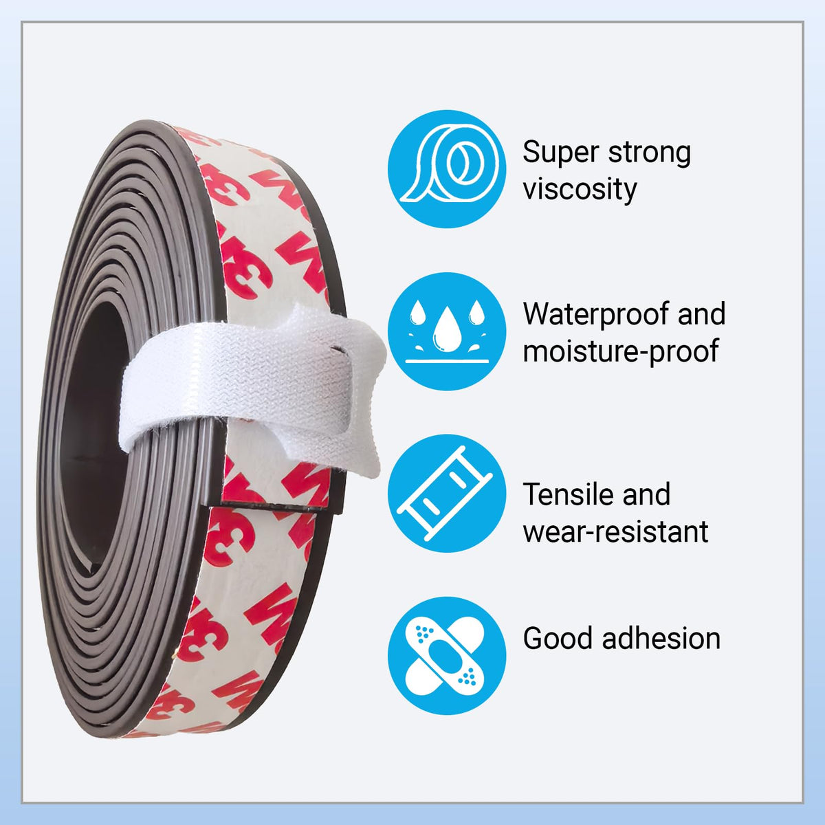 71656 Splinter Guard Replacement Strip – 118-Inch Self-Adhesive Anti-Splinter Tape for Makita 194419-4, Festool, Dewalt Track Saw Guide Rails – Heavy-Duty Rubber for SP6000J/J1, 4350CT, 4350FCT