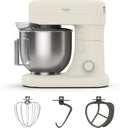 5.3QT Tilt Head Stand Mixer, 12 Speeds, Stainless Steel Bowl | Dough Hook, Stainless Whisk, Beater, Removable Splash