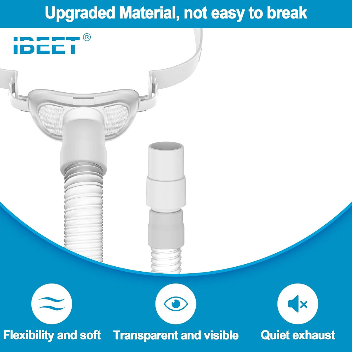 Replacement Kit for P10, Includes Tubing w/Swivel and Frame (No Strap), IBEET Replacement Supplies