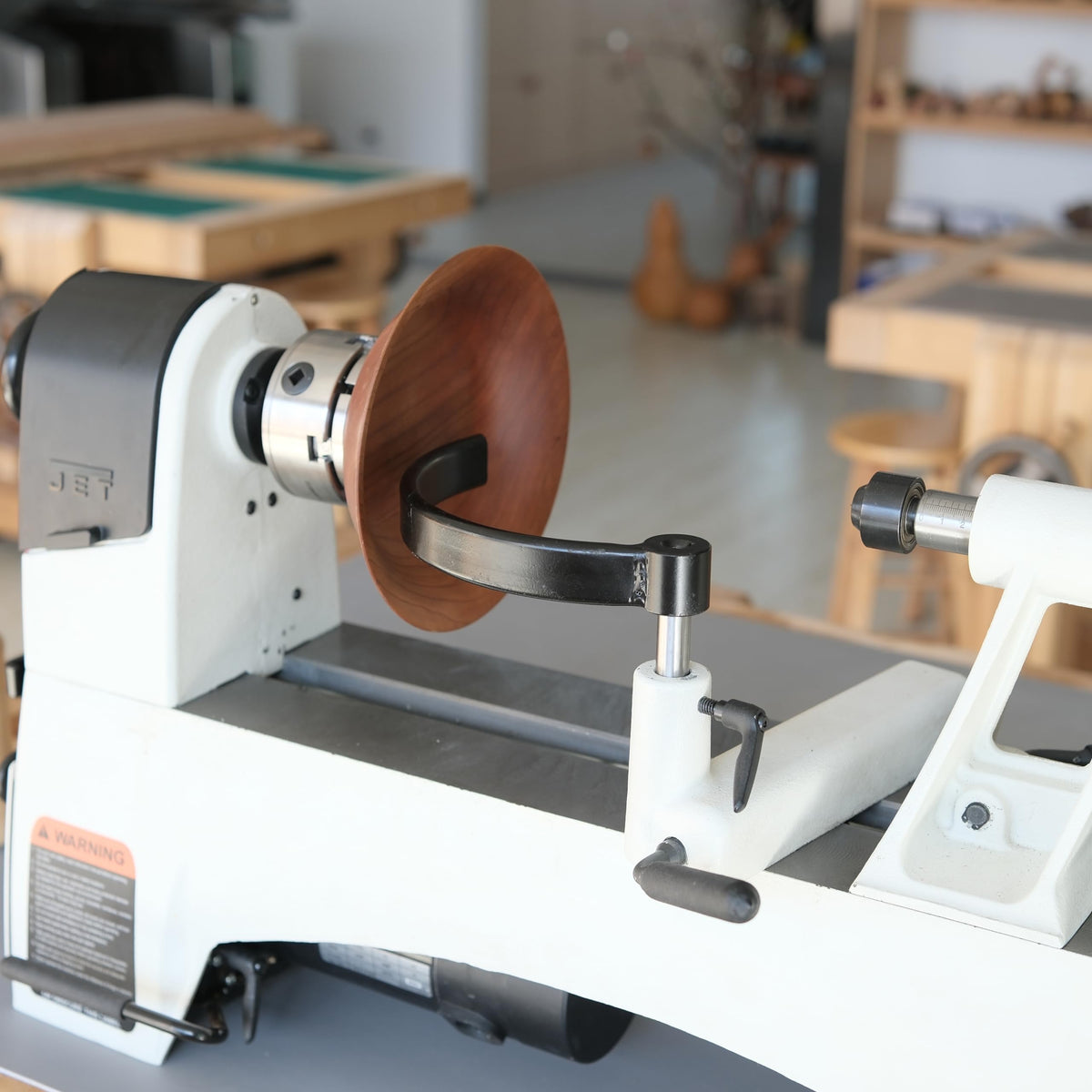 BMWOOD Large Bowl Rest for Wood Lathe Tool Rest with 8.5” Diameter Curve M10x1.5 Thread.