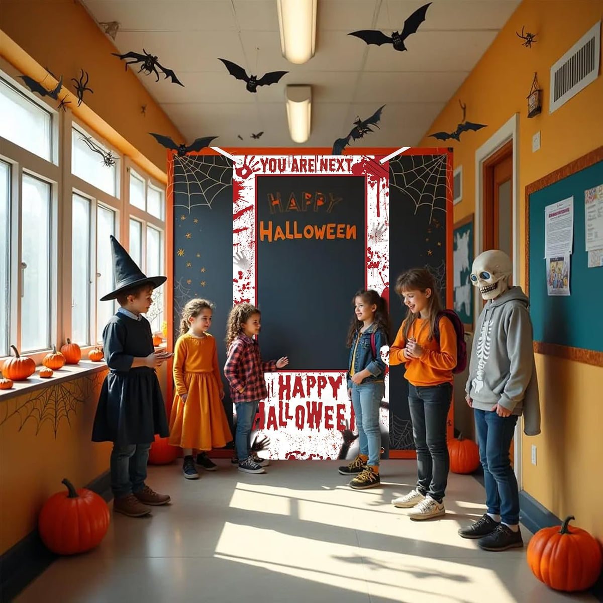 Halloween Horror Party Decoration Bloody Photo Booth Prop Scary Halloween Decoration Indoor Outdoor Party supplie for