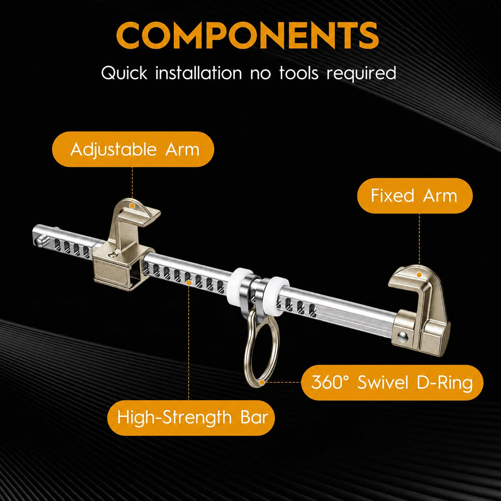 Aluminum Horizontal Sliding Beam Anchor