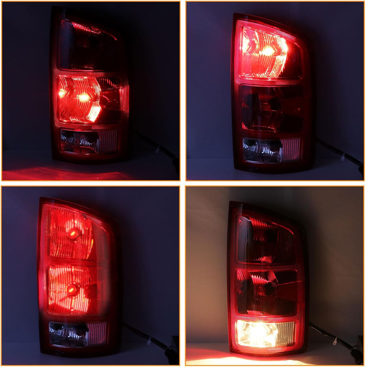 Tail Lights Compatible With 2002-2006 Dodge Ram 1500 2500 3500 Taillight