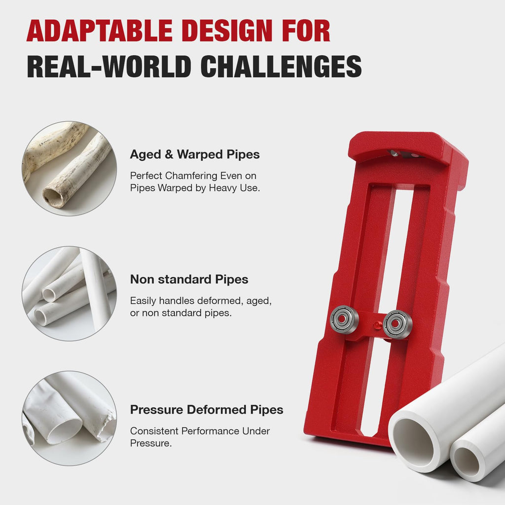 PVC Pipe Deburring Tool, Adjustable Chamfer Tool