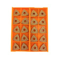 20PCS WNMG432 Lathe Carbide Turning Inserts for Steel WNMG080408-TM-CR8011