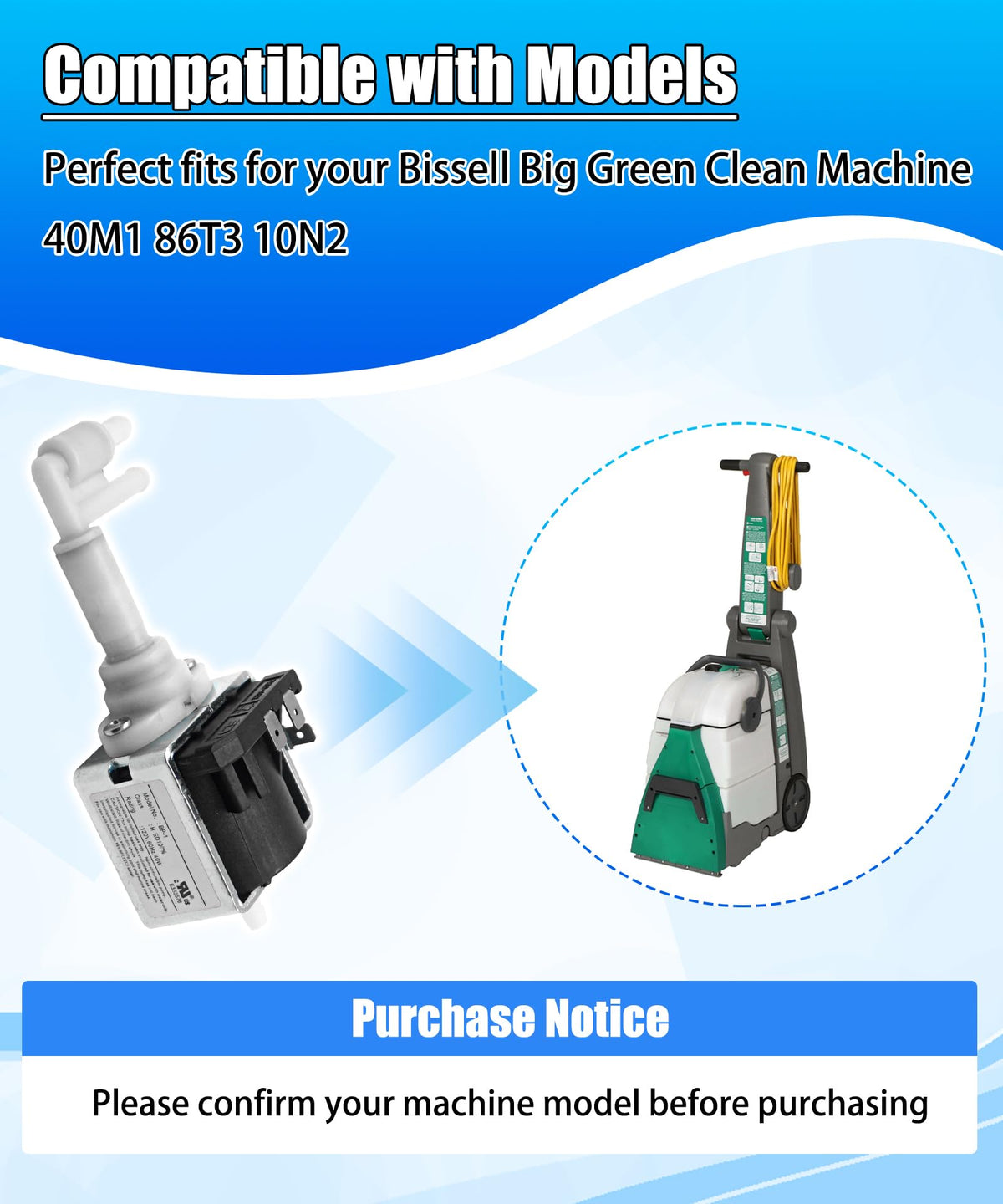 2037433 Clean Machine Pump Assembly