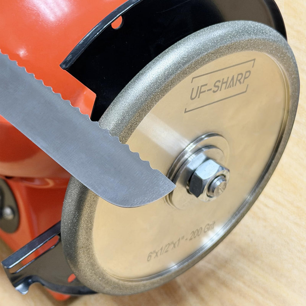 UF-Sharp Diamond Serration Grinding Wheel, 1 inch, 200 Grit