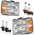 Halogen Headlights for 2007-2013 Chevy Silverado 1500