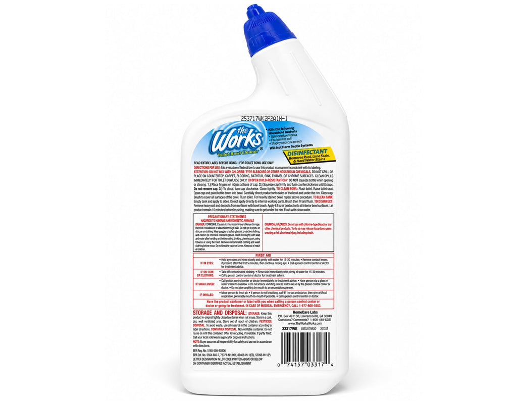 Toilet Bowl Cleaner (2) bottles 24oz each