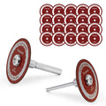Prozwee 20PCS 1.97" Cut-Off Wheels for Drill,2 Shanks(1/4"+1/8" Mandrel)