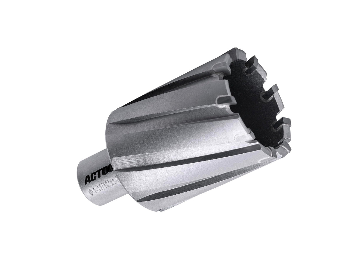 ACTOOL 1-11/16'' Diameter x 1-3/8'' Depth of Cut Carbide Tipped TCT ANNULAR Cutter with 3/4'' Weldon Shank
