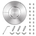 33 Inch Round Patio Heater Reflector Shield, 3 Pre-Drilled Holes