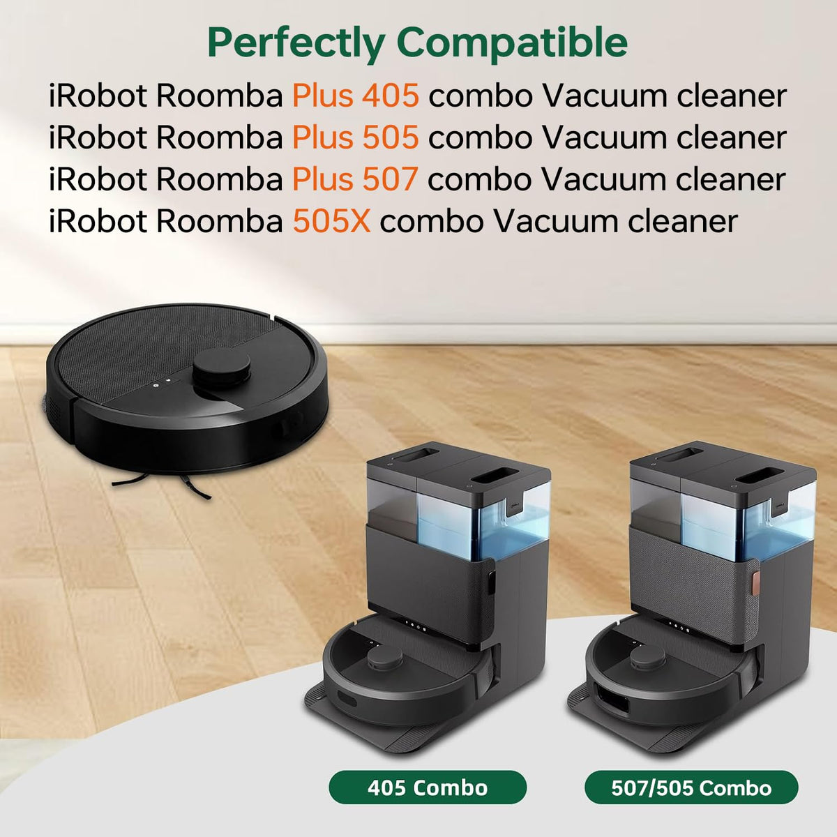 26 Pcs Replacement Kits for irobot Roomba Plus 405/505/507 Combo Vacuum