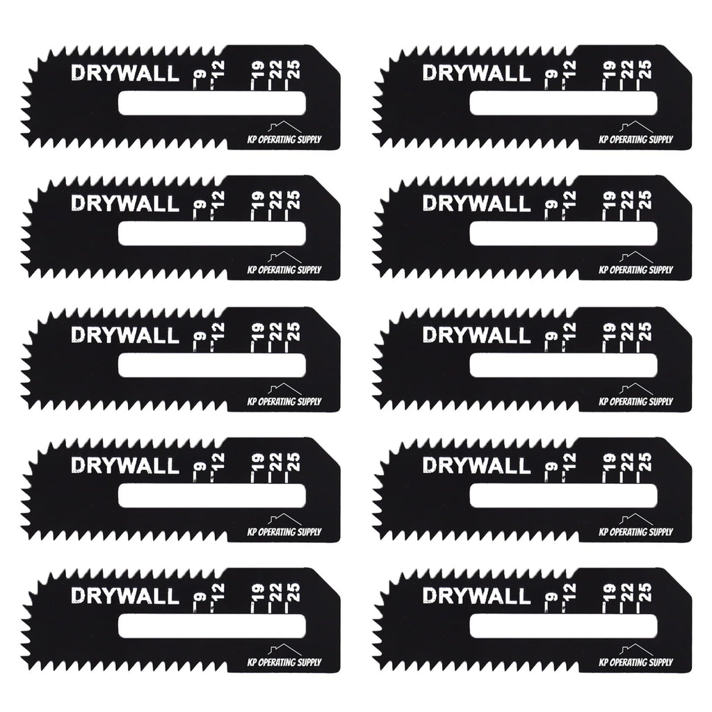 KP Operating Supply Drywall Saw Blades for Makita Cut Out Saw, 10 Pack