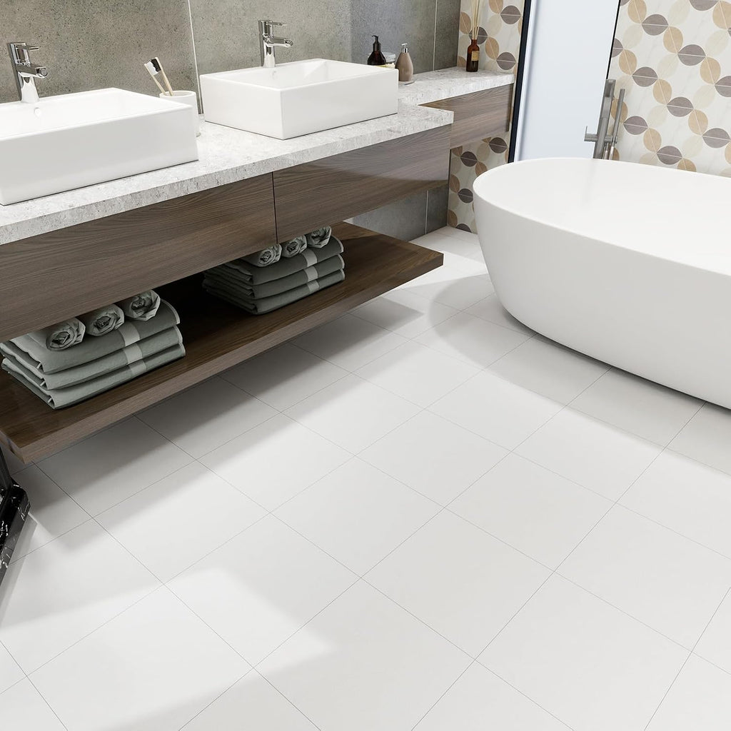 10-Pack 12"x12" Peel and Stick Floor Tiles