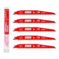5 Pack 9 Inch 3 Tpi Carbide Reciprocating Saw Blades for Wood Cutting