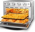 Air Fryer Toaster Oven 26 QT, Large AirFryer Convection Countertop Oven Combo with Easy Bake, Roast, Broil, Warm, 6