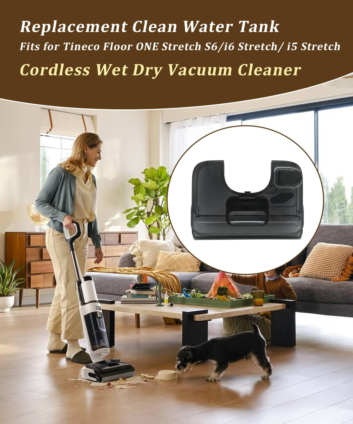 Fectkk Clean Water Tank Replacement Parts
