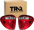 TRQ 2 Piece Driver & Passenger Side Tail Light Assembly Set