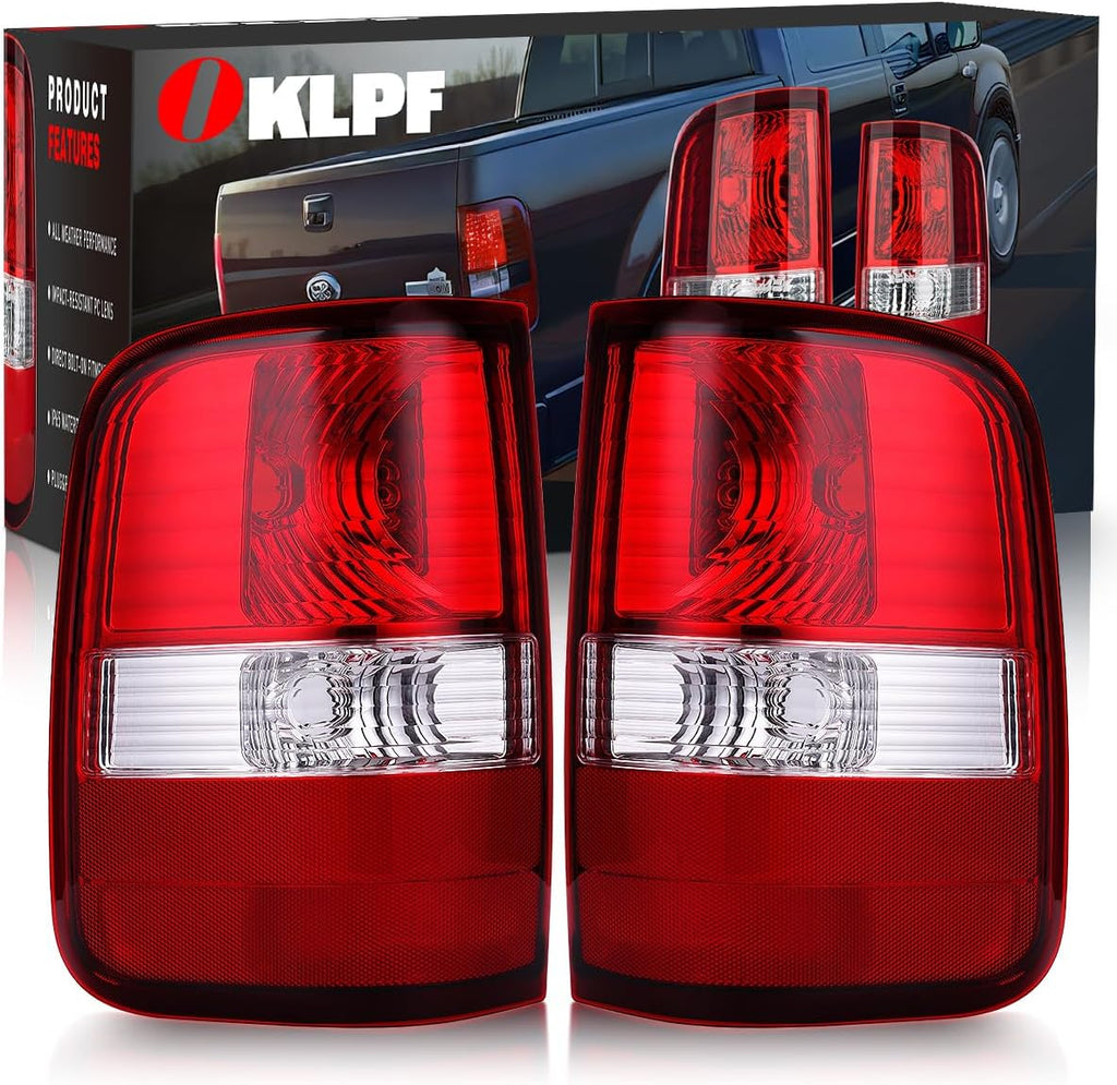 OKLPF Rear Brake Tail Lights Compatible With 2004-2008 Ford F150