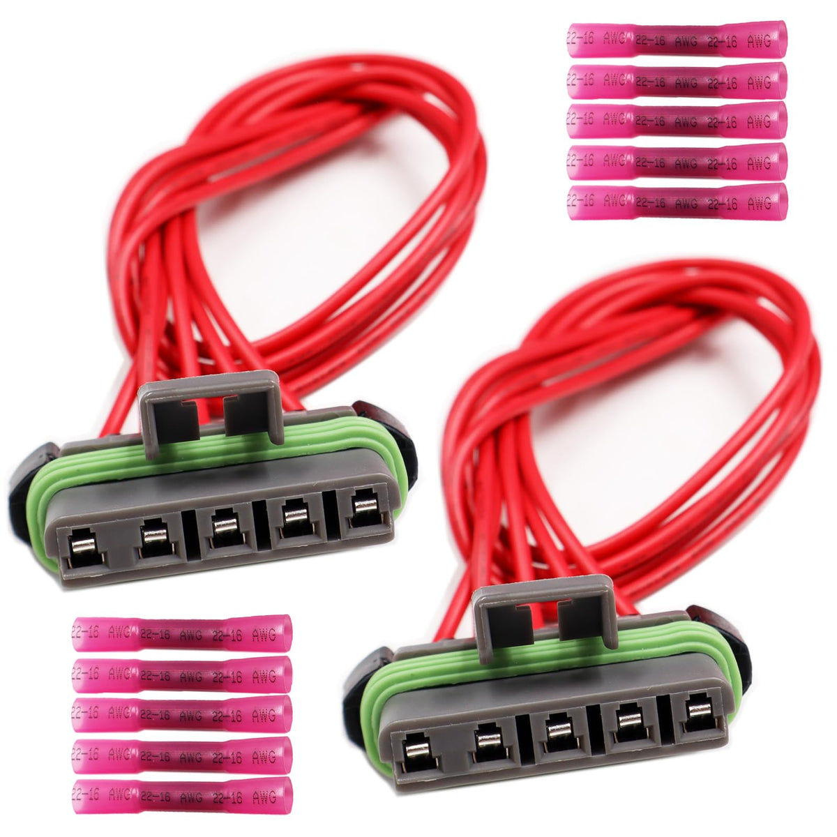 LIZAPUS 5-PIN Tail Lights Connector Compatible with Peterbilt 579 2012–2022