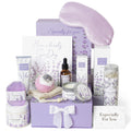 Lavender Spa Gifts Set, 11 Pcs Bath Gift Set for Women, Relaxing Spa Gifts, Home Spa Bath Set Self Care Package