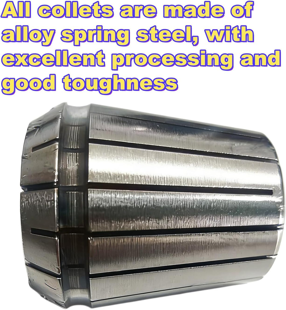 MT3 ER40 Collet Chuck Set with 15 PCS Collets, 1/8"-1"