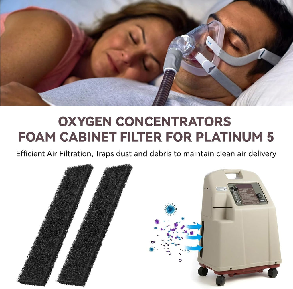 Oxygen Concentrator Filter Cotton Compatible with Invacare Platinum 5