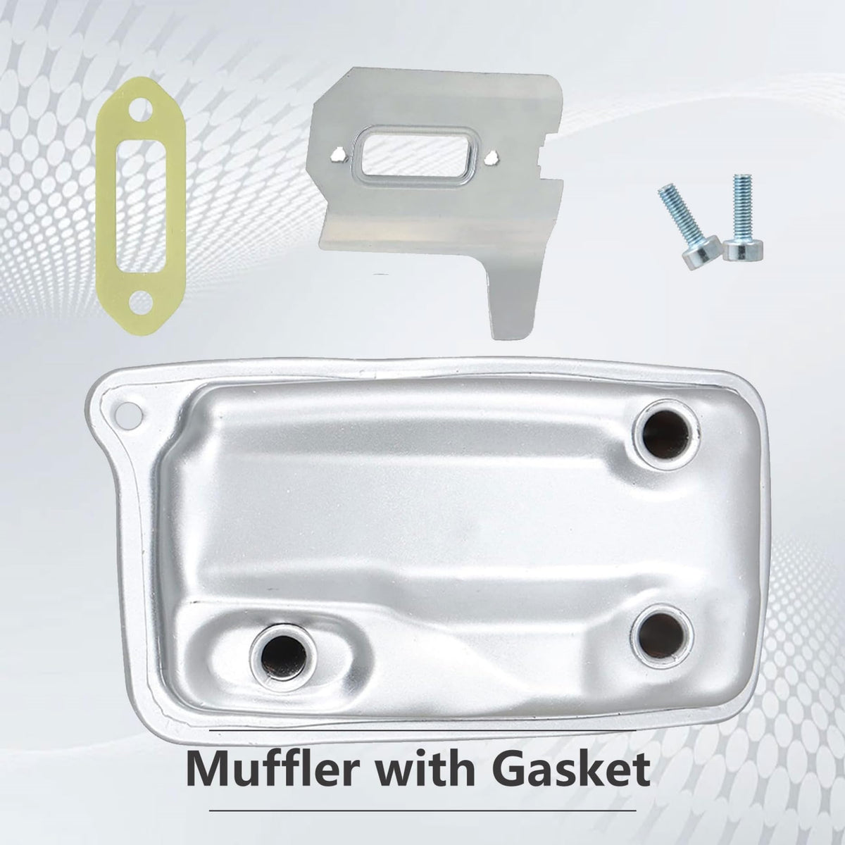 LiGuVCY Muffler with Gasket Replacement for Stihl TS410 TS420 Concrete