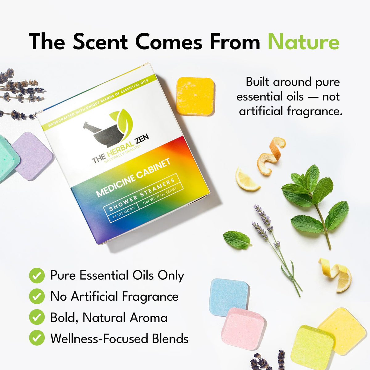 Shower Steamers Aromatherapy Pure Essential Oils - 14 Pack