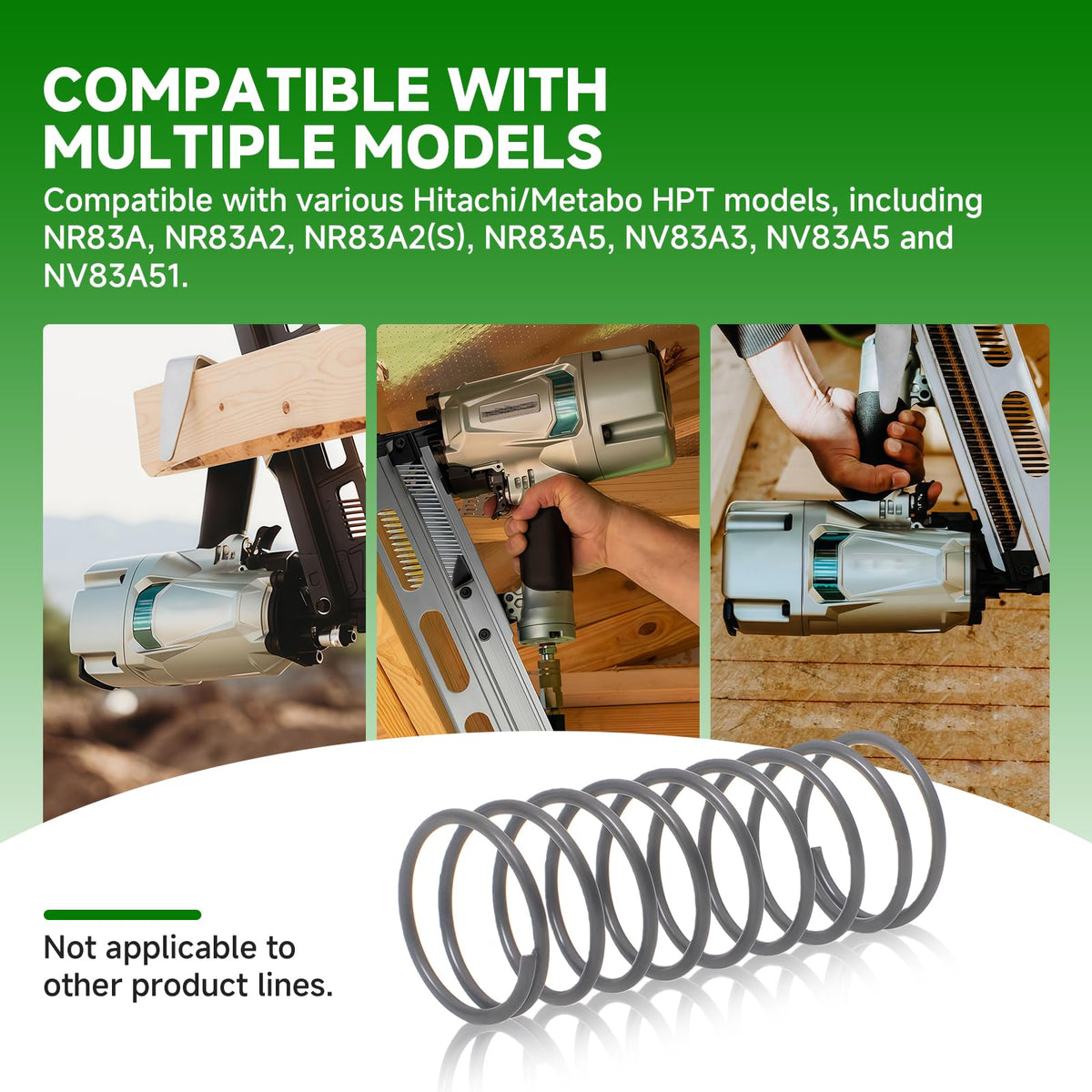 884-067 Replacement Springs Compatible with Hitachi Metabo HPT NR83A