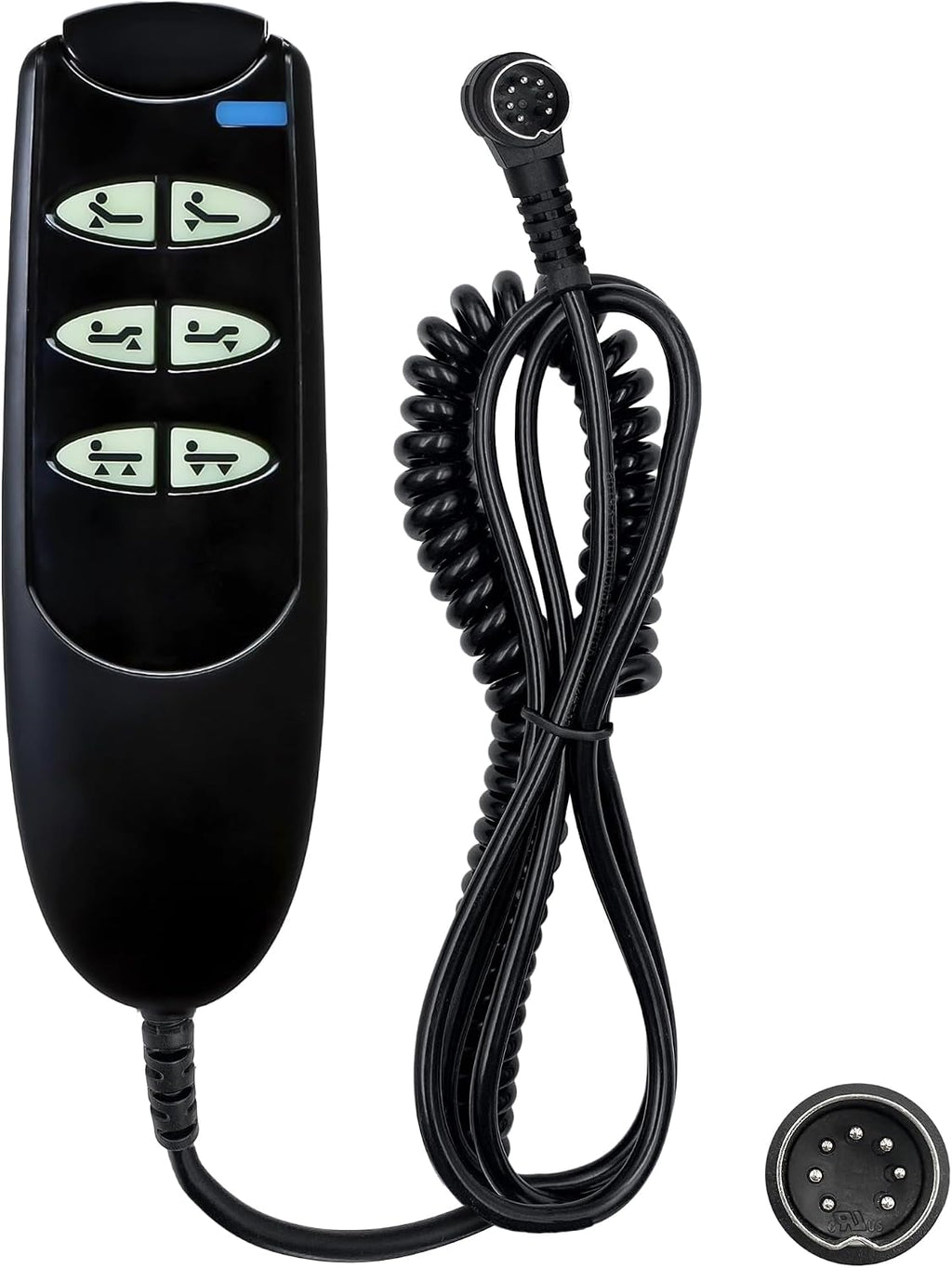 6 Button 7 Pin Remote Hand Control Handset for Electric Hospital Beds