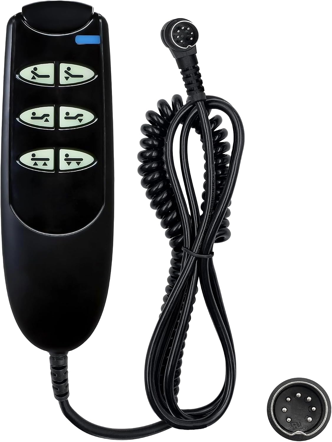 6 Button 7 Pin Remote Hand Control Handset for Electric Hospital Beds