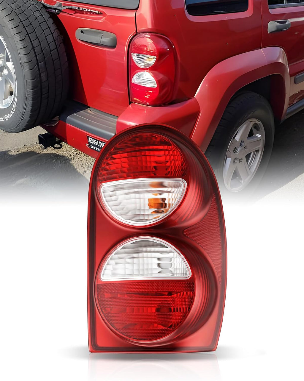 Right Tail Light Assembly for 2005-2007 Jeep Liberty Passenger Side