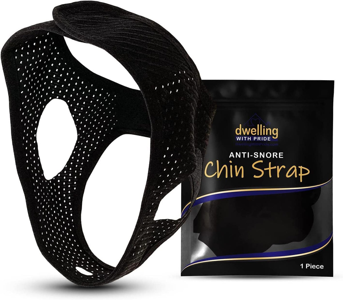 Anti Snore Chin Strap, Anti-Dry Mouth Chin Strap for CPAP Users, Stop Noise