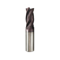 HFS TiAlN End Milling Cutter, Milling Bit 4 Flute M42 8% for Steel 3/4 Inch Dia
