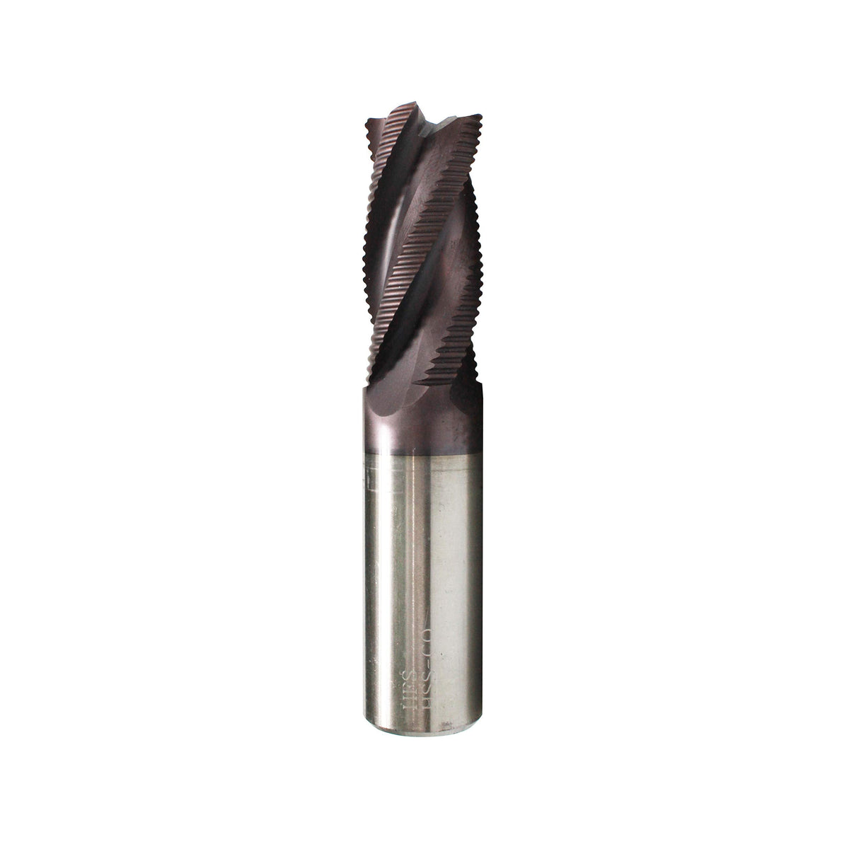 HFS TiAlN End Milling Cutter, Milling Bit 4 Flute M42 8% for Steel 3/4 Inch Dia