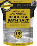 Dead Sea Salt - Spa Bath Salt - 19 Lbs Fine Grain Bulk - 100% Pure - Better Absorbing Than Epsom Salt - Soak for