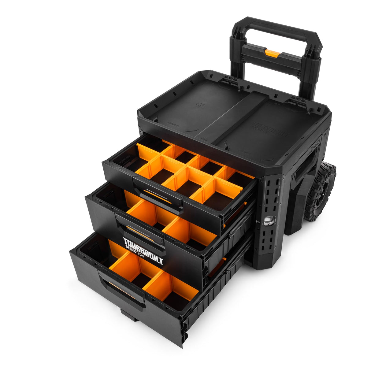 StackTech 3 Drawer Rolling Locking Tool Box, 240 lb Capacity