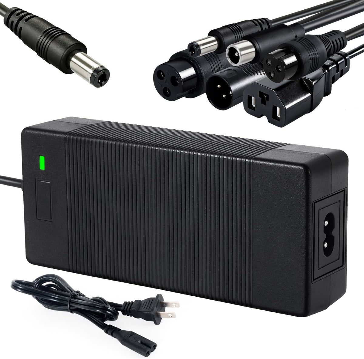 42V 2A Replacement Electric Scooter Charger for 36V Scooter & Hoverboard