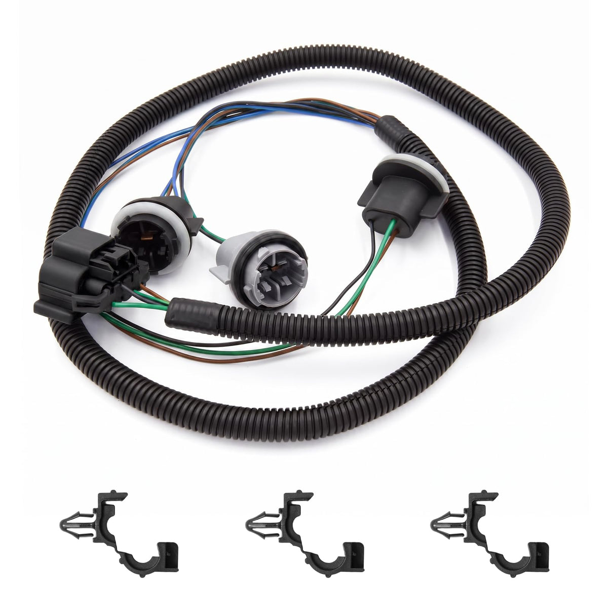 VIKKSAER 25958494 Left Side Tail Light Lamp Wiring Harness, Replacement for Chevrolet Silverado 1500 2007-2013, Replaces 15824514 645-936 25906854