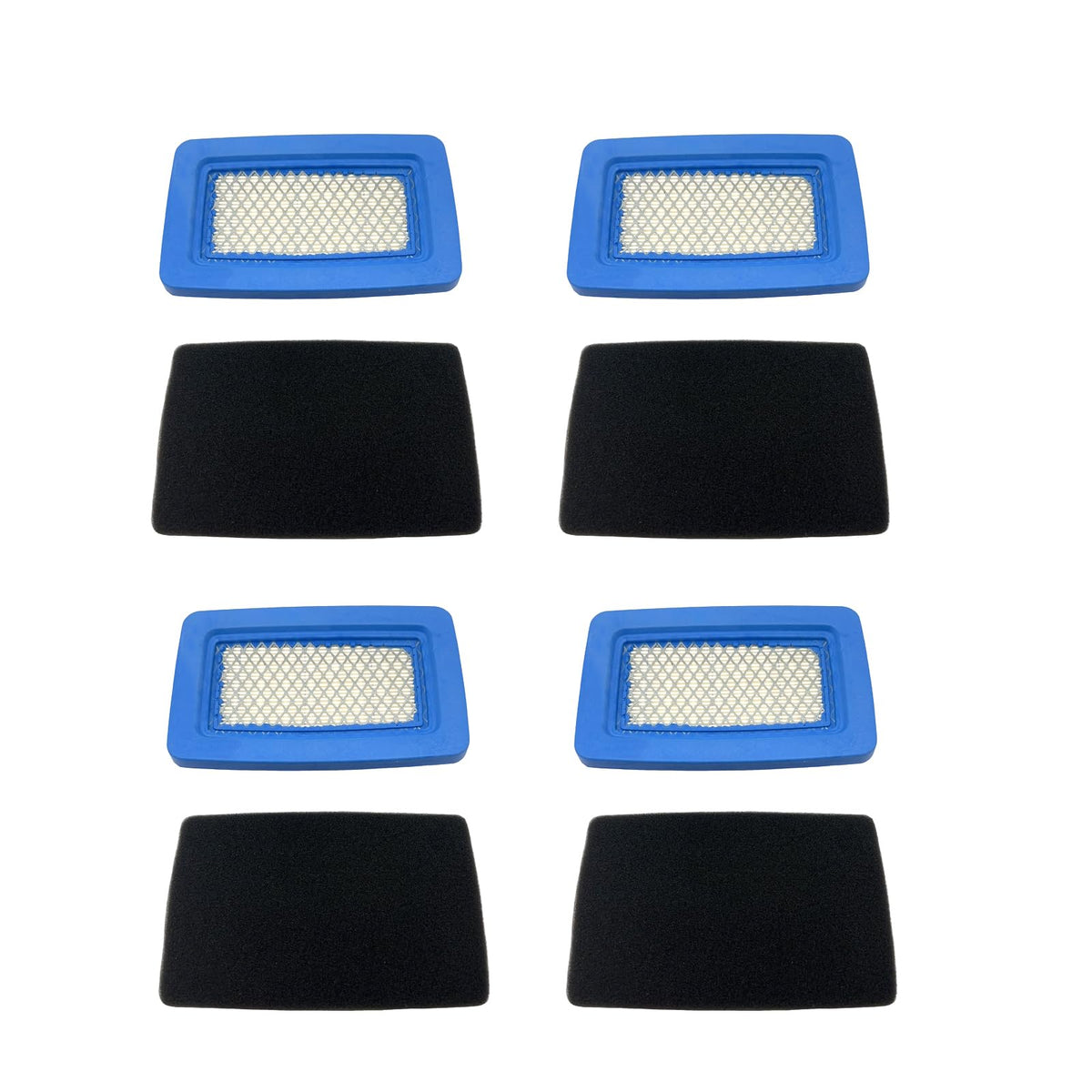 4Pack Air Filter With Pre Filter Compatible with Echo PB760LHN PB760LNT PB770H PB770T 90123 90122 Leaf Blower Replace A226000410 A226000600 A226000480