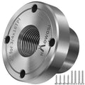 Wood Lathe Steel Faceplate 2", Faceplate for Wood Lathe