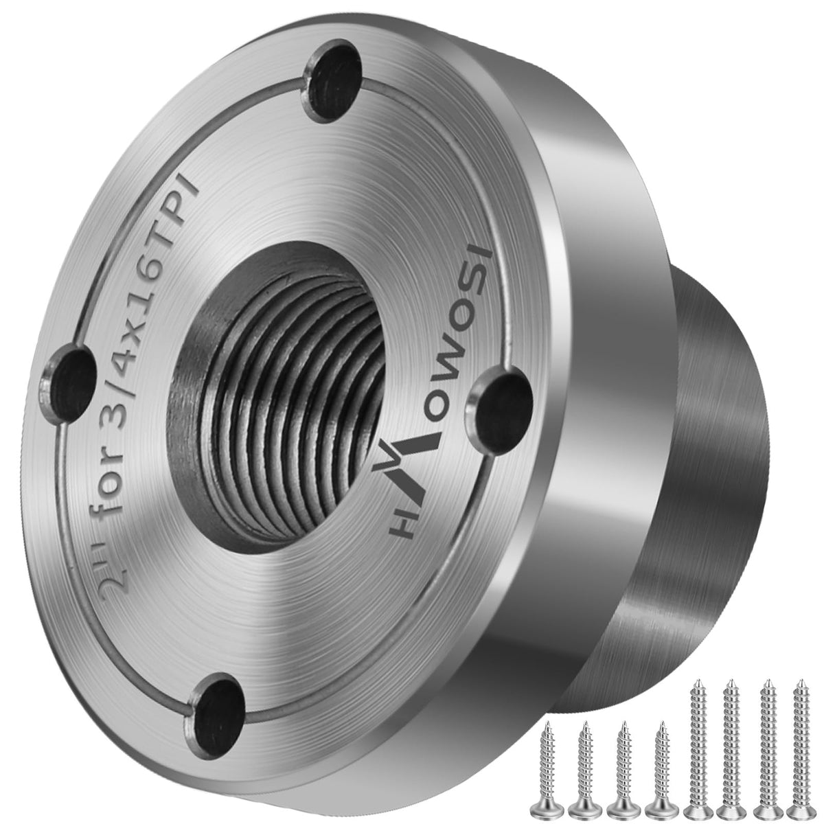 Wood Lathe Steel Faceplate 2", Faceplate for Wood Lathe