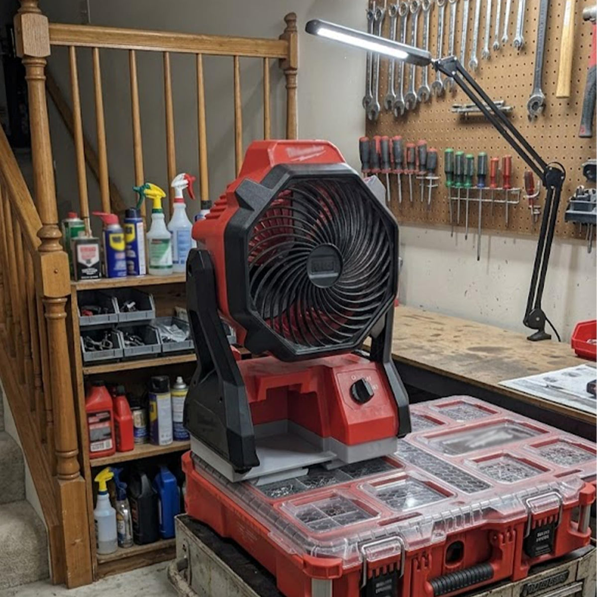 Connector Adapter Compatible with Packout and for Milwaukee M18 Fan