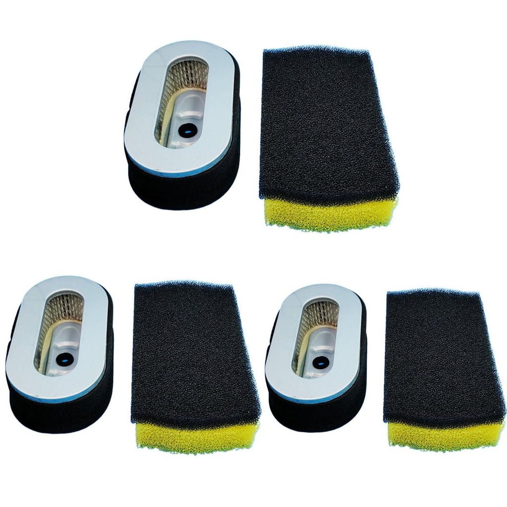 3Pcs Air Filters for Multiquip Tamper Mikasa MTX50 MTX60 MTX70 MTX80 MTX90